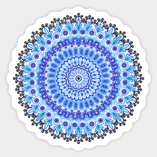 All-Seeing Evil Eye Mandala Sticker